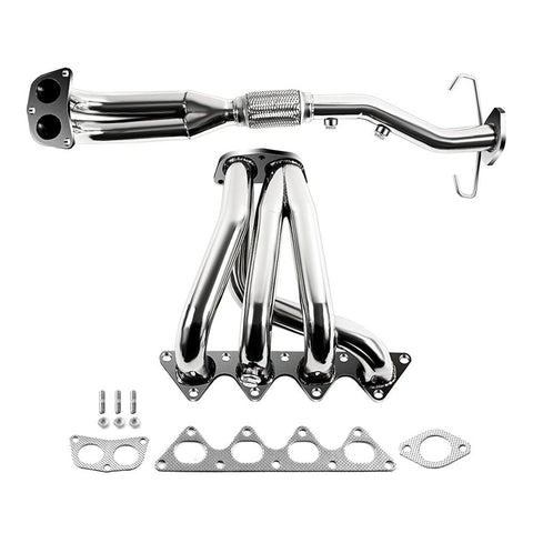 Stainless Steel 4-2-1 Racing Exhaust Header for 2002-2007 Mitsubishi Lancer 2.0L