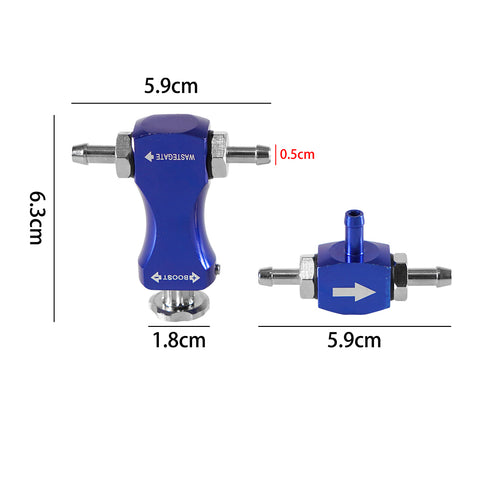 Adjustable Tee Manual Turbo Boost Controller Bleed Valve Petrol Diesel Kit