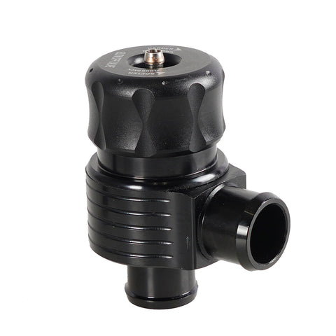 Universal Adjustable 25mm Single Port Turbo Blow Off Dump Valve Black Aluminum