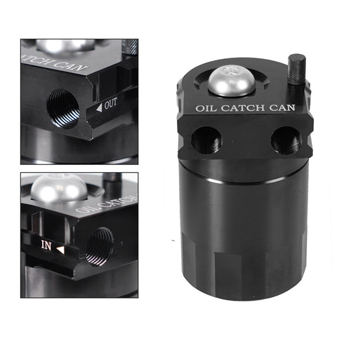Aluminum Oil Catch Can Kit Oil Separator Reservoir Tank for Ford F150 2.7EB 3.5EB 5.0 Passenger Side 2011-2019