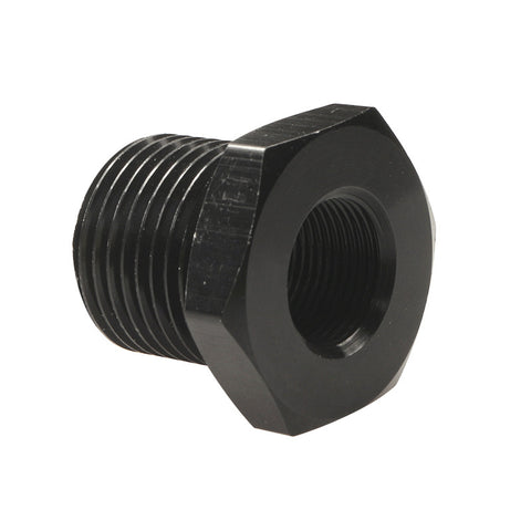 Black 1/2-28 to 3/4-16, 13/16-16, 3/4 NPT Thread Oil Filter Adapters