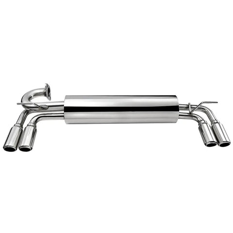 1985-1989 Toyota MR2 w/ Quad W10 SW 4A-GE 2 Inch Dual Muffler Tip Axle Back Catback Exhaust System