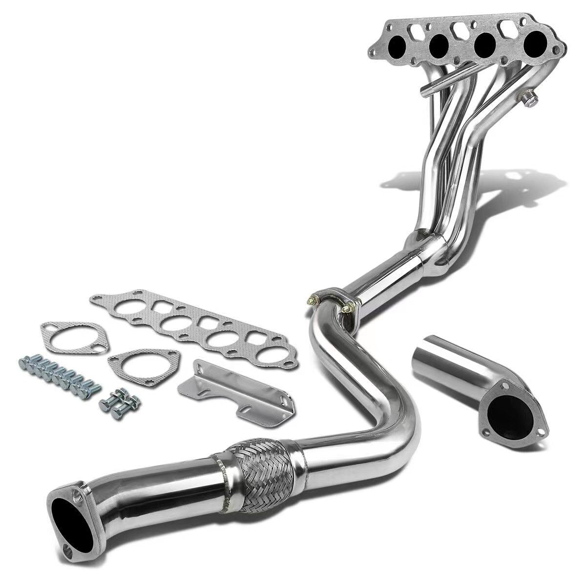 Performance Exhaust Header for 2000-2004 Ford Focus 2.0L 121 I4 - High-Flow Stainless Steel Manifold