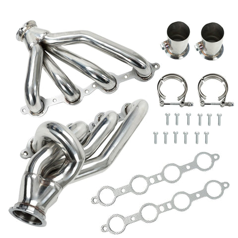 Exhaust Header for 1982-2004 Chevrolet Chevy GMC LS Swap S10 LS1 LS2 LS3 LS6 | 4.8L 5.3L 5.7L 6.0L 6.2L Engines