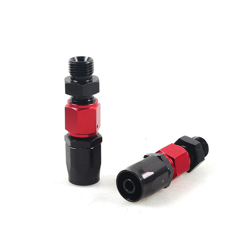 Universal Red Adjustable Fuel Pressure Regulator Kit Oil 0-100psi Gauge -6AN