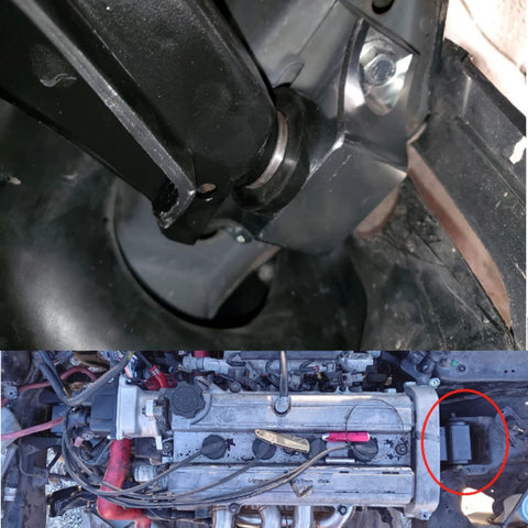 Engine Motor Torque Mount Kit B-series/D-series For 92-01 Honda Civic EG EK JDM