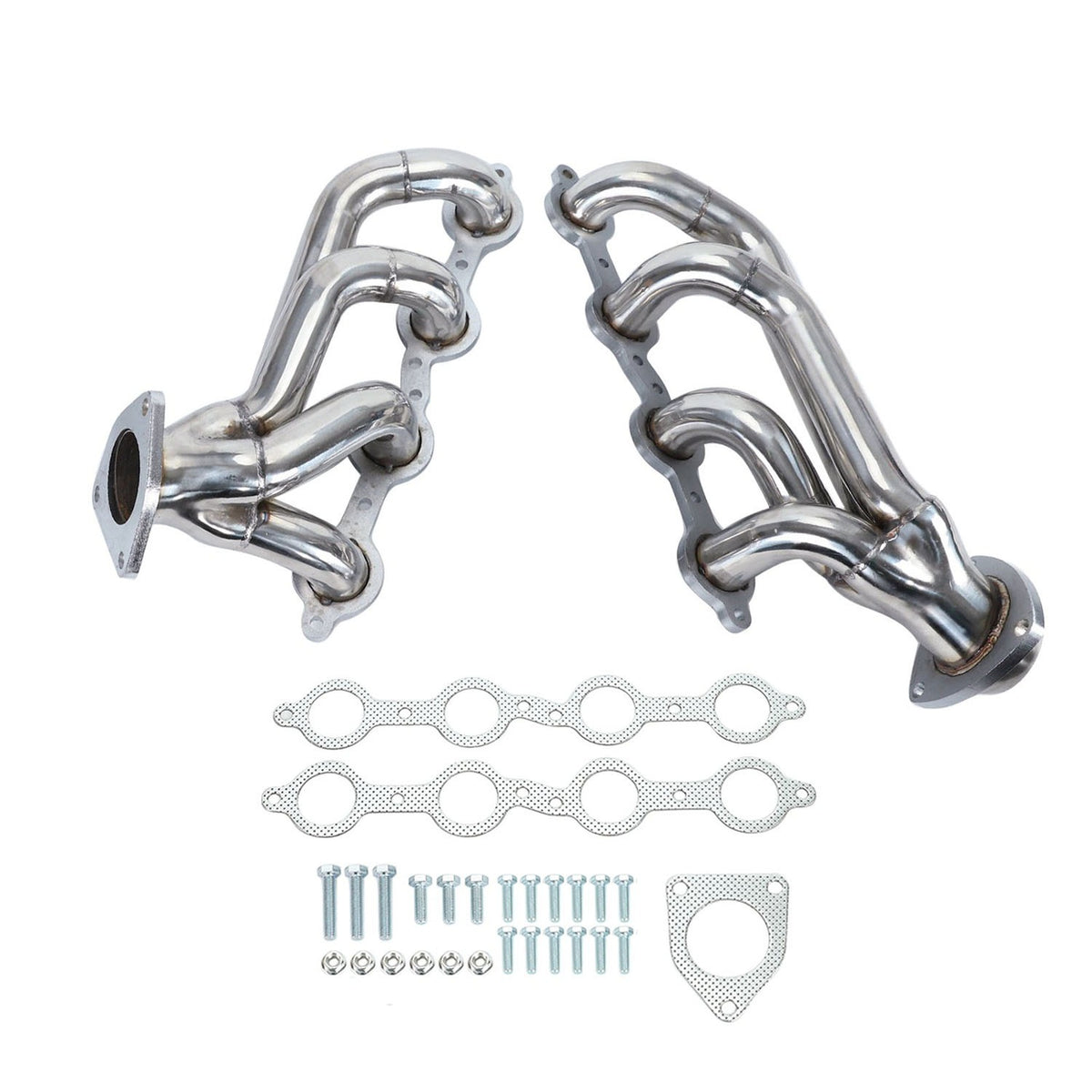 Exhaust Manifold Headers For 02-16 Chevy Silverado 1500 2500HD 4.8L 5.3L 6.0L