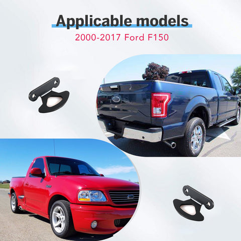 4 Pcs Tie Down Hooks Compatible for 2000-2017 Ford