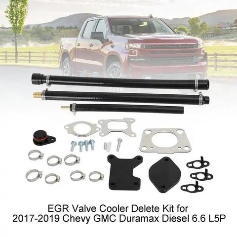 EGR delete For 2017-2023 6.6L Duramax L5P EGR Valve Cooler Delete Kit Popular