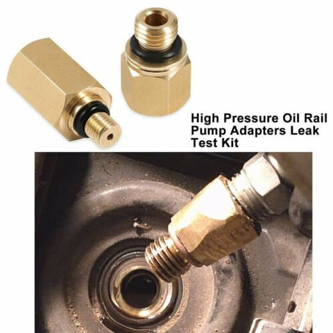 High Pressure Oil Pump IPR Valve Air Test & Oil Rail Adapters Leak for Ford 6.0L