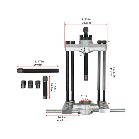 90150 King Pin Press for Medium, Heavy Duty & Semi Trucks - Compatible with Class 3-8 Transportation Trucks and Equipment