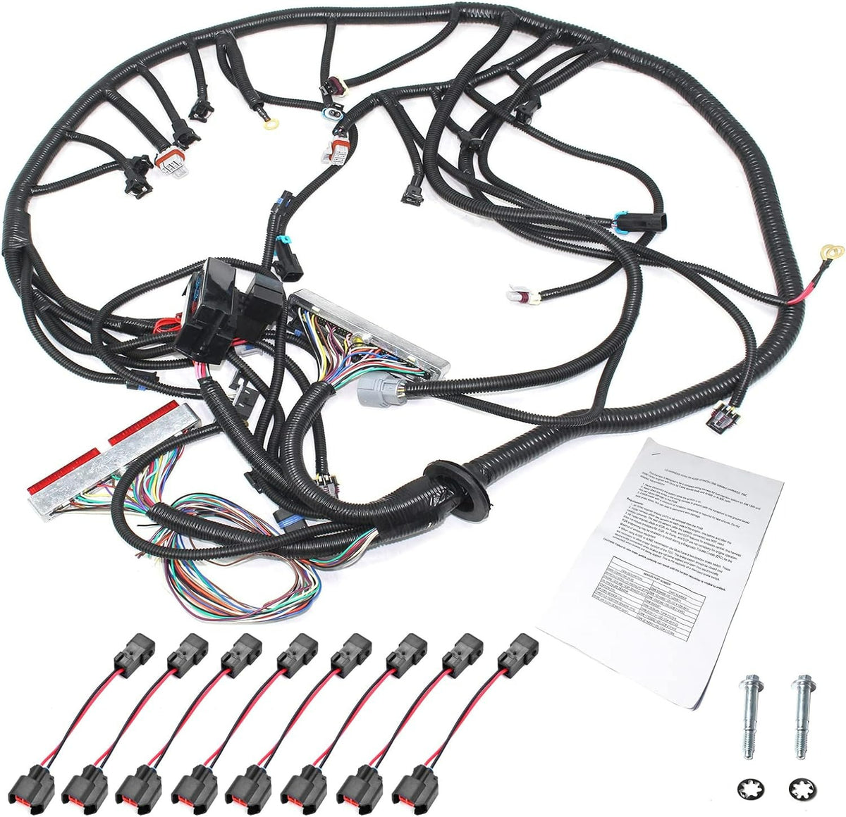 LS Exchange Harness for 1999-2006 GM Vortec Engine 4L60E with Adapter Transmission DBC & DBW