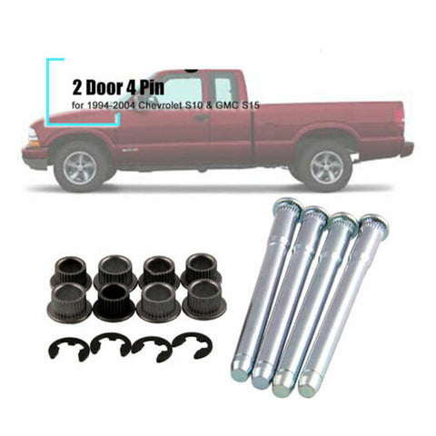 GSTP Door Hinge Pins and Bushing Kit 2 Door 4 Pin Fit for 94 - 04 Chevy GMC