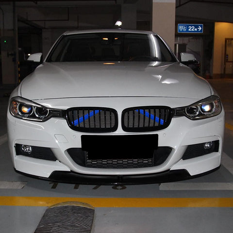 Grille Insert Trims for BMW F20 F30 2012-2018, M-Performance Grill Stripes for BMW 320i 328i 330i 335i 428i