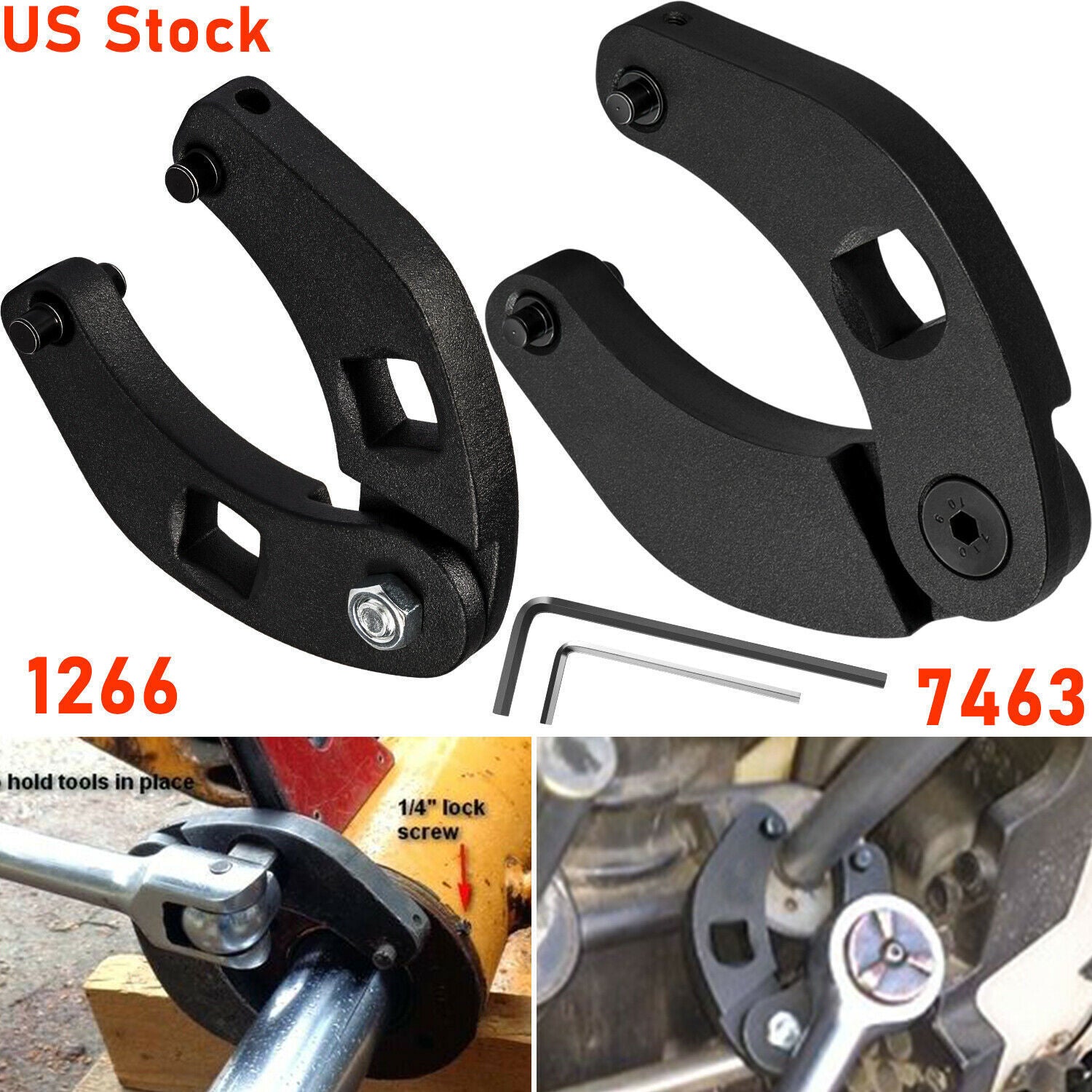 Adjustable Gland Nut Wrench 1266 +7463 Spanner Tool Set for Hydraulic Cylinder_4