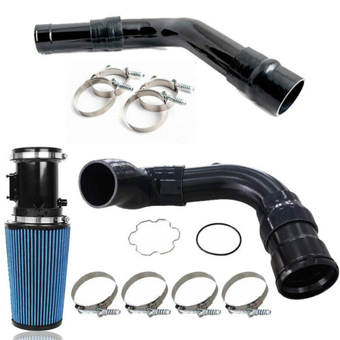 Air Intake Kit Suitable for Ford 08-10 6.4L + Full Set of Intercooler Pipes