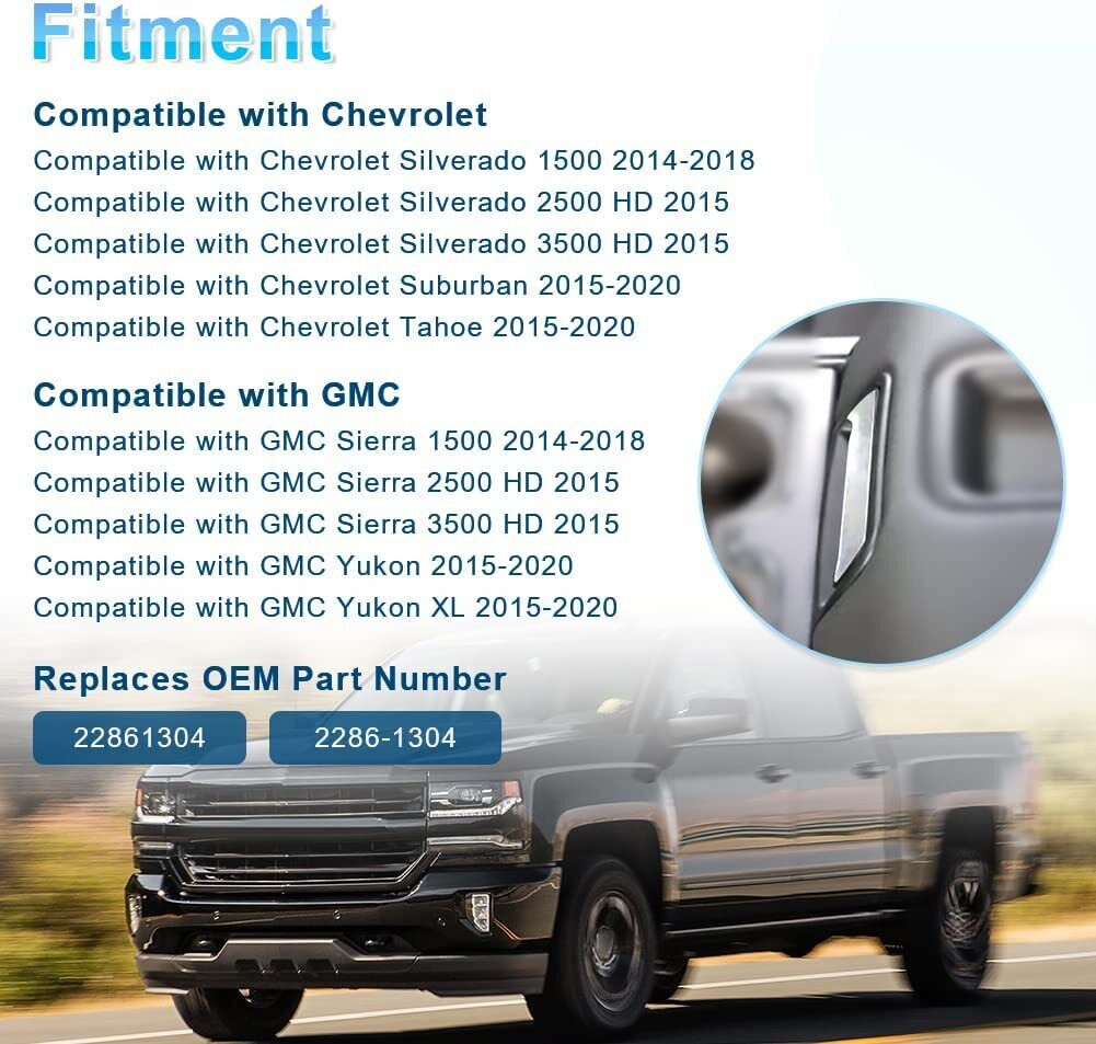 Center Console Armrest Latch Handle Plate for Chevrolet GMC 2014-2020 22861304_6