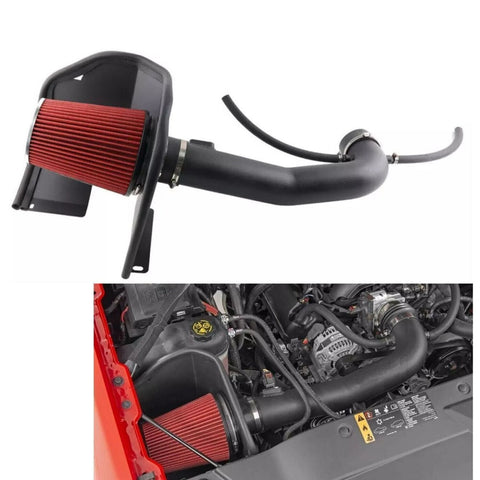 14-19 Chevrolet GMC Cadillac 5.3L 6.2L Cold Air Intake Kit With Heat Shield_5