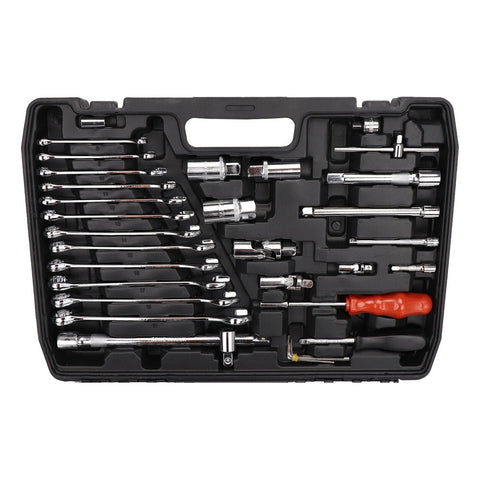 216-Piece Professional Mechanic Tool Socket Set Auto Repair Tools Metalworking Tool Box