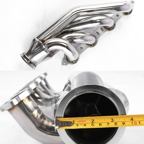 Exhaust Header For 97-14 Chevy Small Block V8 Ls1/ls2/ls3/ls6 Stainless Turbo