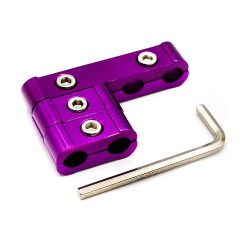 3PCS Aluminum Engine Spark Plug Wire Separator Divider Organizer Clamp Kit for 8mm 9mm 10mm_14
