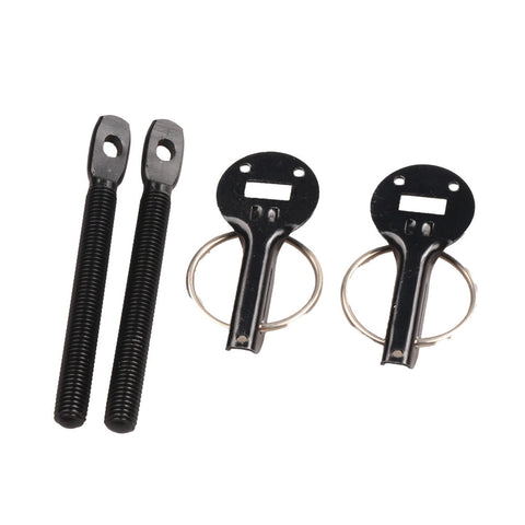 1Set Car Universal hood hood lock Mount Latch Catch Pin Key Locking Kit Modification accessories hood latch bonnet_3