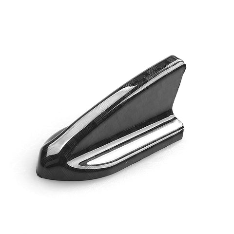 Universal Carbon Fiber Car Roof Shark Fin Antenna Cover Trim