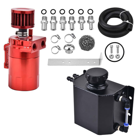 Universal 1L/2L Coolant Radiator Tank Overflow Tank Reservoir Expansion