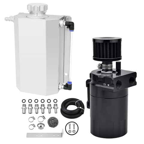 Universal 1L/2L Coolant Radiator Tank Overflow Tank Reservoir Expansion