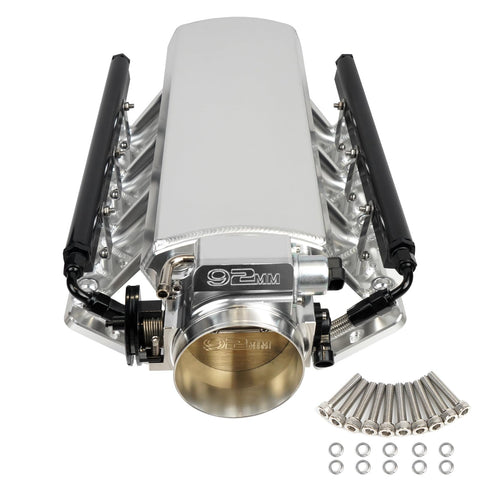 LS1 LS2 LS6 92mm Intake Manifold with Throttle Body Compatible Cathedral Port Heads Engines for Land Vehicle