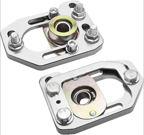 Front Adjustable +/-3.0 Camber +/-2.0 Caster Plates for 79-89 Ford Mustang