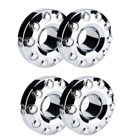 2PCS 10-Lug Front Car Wheel Hub Center Caps Fit For Ford F450 F550 05-17 Super Duty