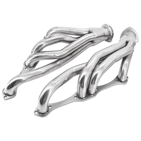 Chevy 265-400 V8 Small Block SBC Stainless Steel Shorty Manifold Header