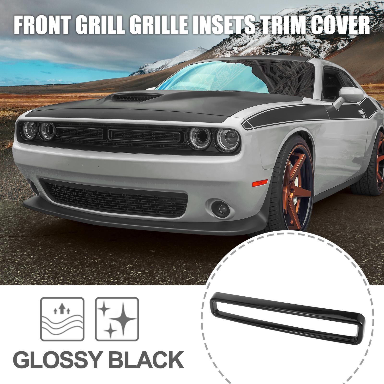 Yellow Front Bumper Lip Splitter Cover Trim For 15+ Dodge Challenger  Accessories 