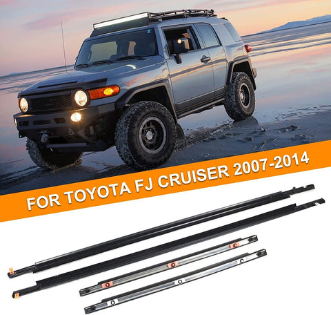 GSTP Door Belt Molding Weatherstrip for Toyota FJ Cruiser 2007-2014 FRONT & REAR