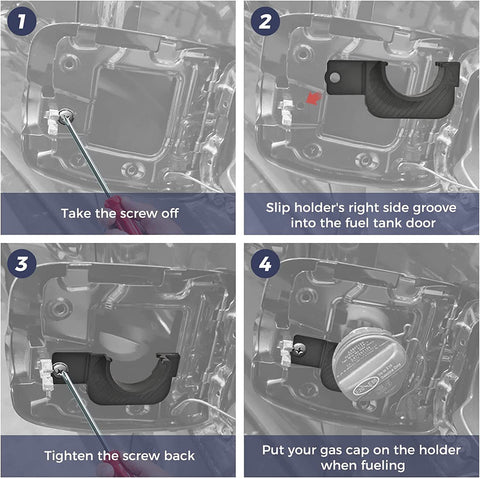 2016-2023 Toyota Tacoma 3rd Gen Fuel Cap Retainer Trim Plastic