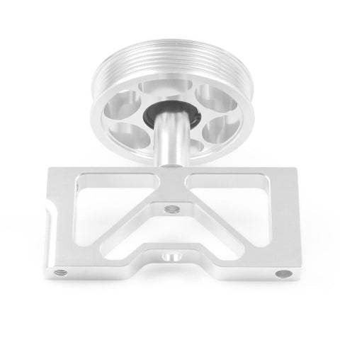 Billet Competition Air Pump Idler Bracket w/Pulley For 79-95 Ford Mustang 5.0