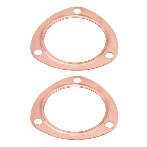 2x 2.5inch Copper Header Exhaust Collector Gaskets