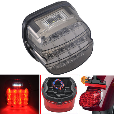 Harley LED Tail Light for 2000-2017 Models - Smoked 3-in-1 Brake Light