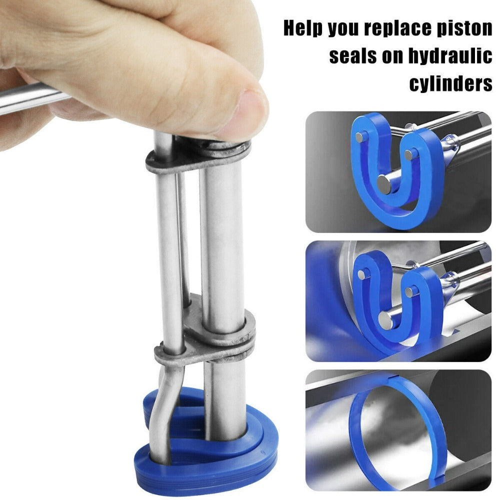 3Pcs Hydraulic Cylinder Piston Rod Seal U-cup Installation Tool Kit S M L