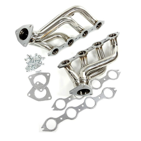 99-06 Chevy&GMC Suburban Silverado Sierra 1500 Yukon 4.8L 5.3L Stainless Exhaust Manifold Headers