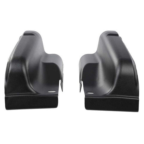 Fit For 2009-2014 Ford F-150 F150 4 Door Crew Cab Steel Cab Corners Pair Black