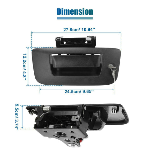 Tailgate Lock Kit for 2007-2014 Chevrolet Silverado GMC Sierra#22755305
