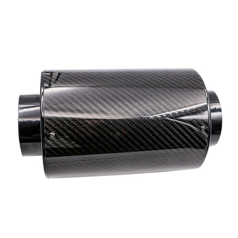 Universal Air Filter Box Carbon Fiber Cold Feed Induction Air Intake System Kit