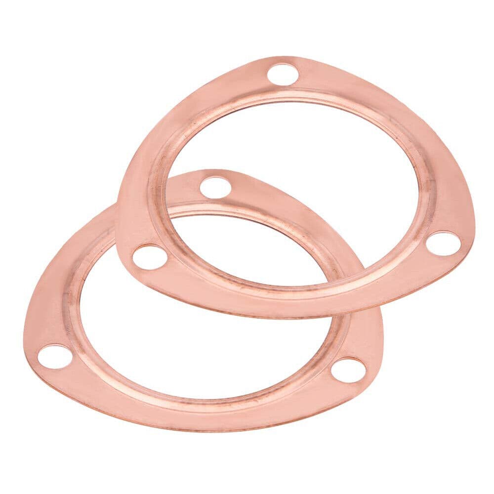 2x 2.5inch Copper Header Exhaust Collector Gaskets