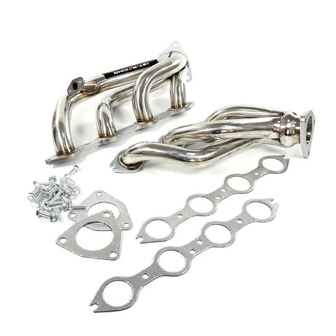 99-06 Chevy&GMC Suburban Silverado Sierra 1500 Yukon 4.8L 5.3L Stainless Exhaust Manifold Headers