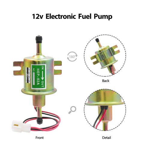 12V Electric Oil Pump Diesel Universal Automatic Small Silent Car Self  Priming: : Tools & Home Improvement