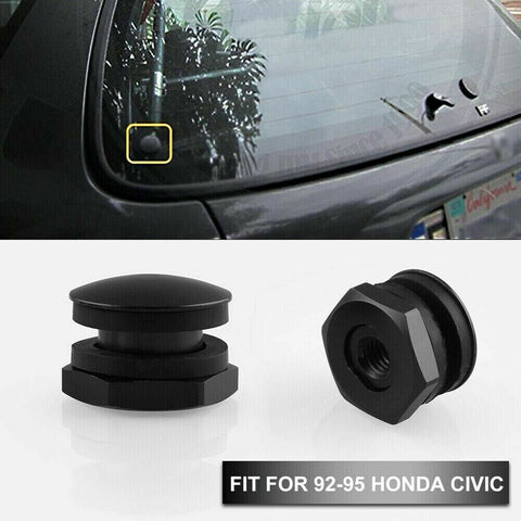 Rear Window Windshield Glass Strut Hardware Kit For Honda Civic Hatchback 92-95