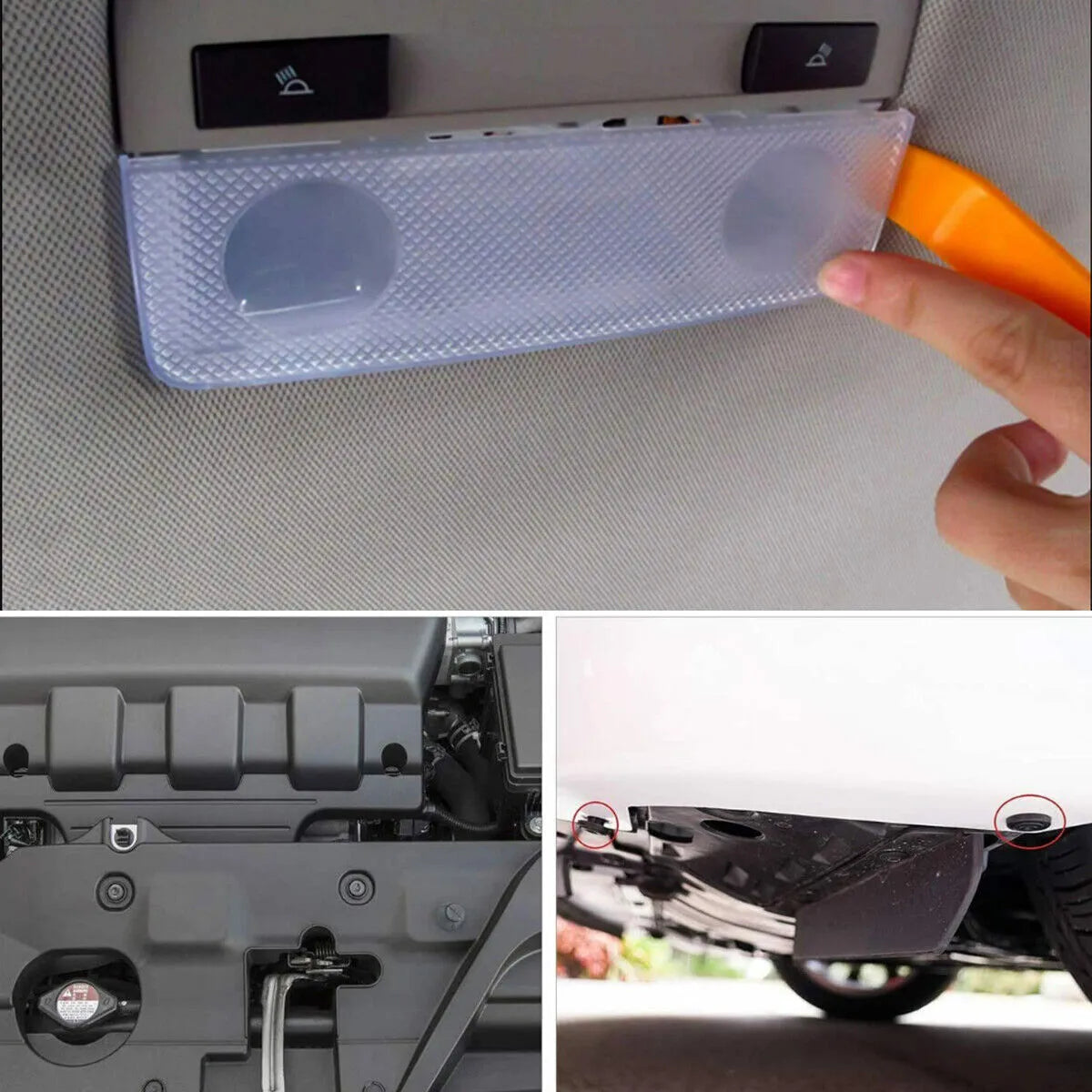801Pcs/750Pcs/ 650Pcs Car Retainer Auto Fasteners Push Trim Plastic Clips Pin Rivet Bumper Kit