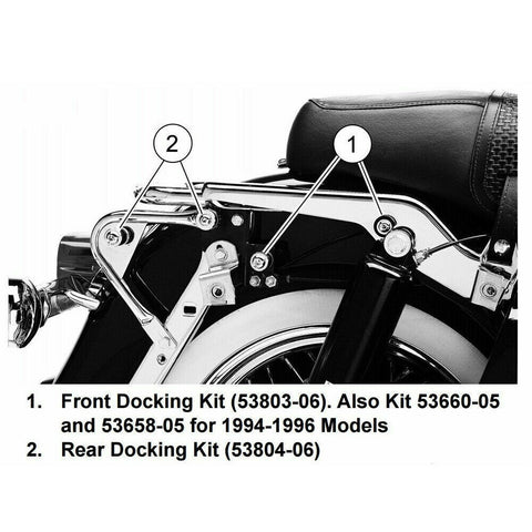 Luggage Rack Front Docking Hardware For Harley Touring 97-08 Replace 53803-06
